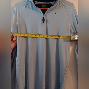 Crown and Ivy kids 1/4 zip pullover kids LG light blue